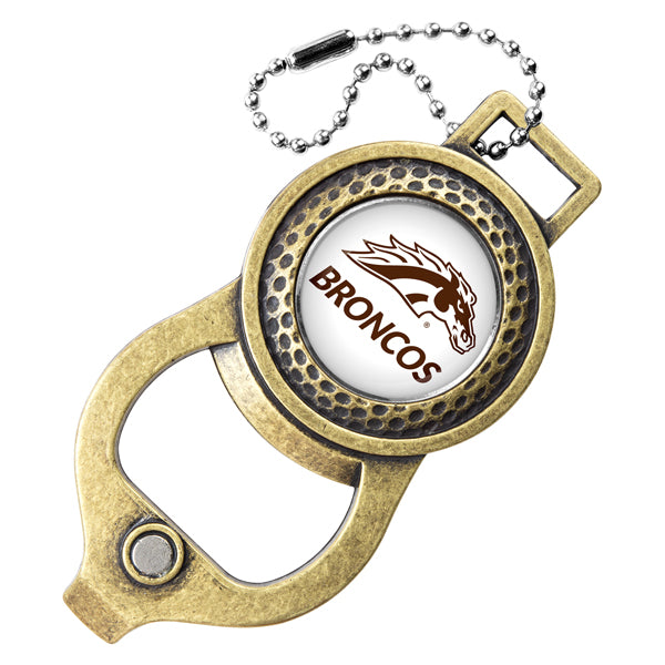 Western Michigan Broncos Golf Bag Tag with Ball Marker