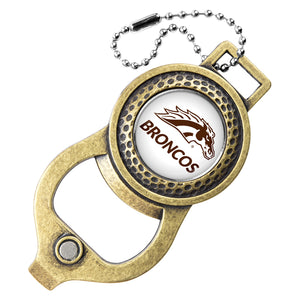 Western Michigan Broncos Golf Bag Tag with Ball Marker