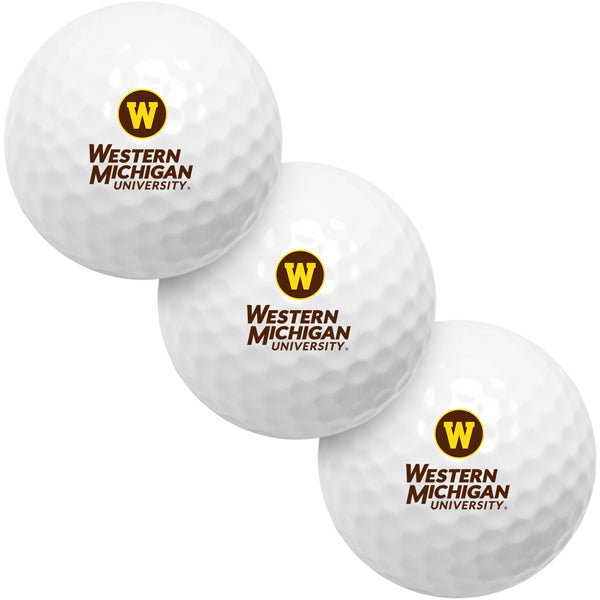 Western Michigan Broncos - 3 Golf Ball Sleeve
