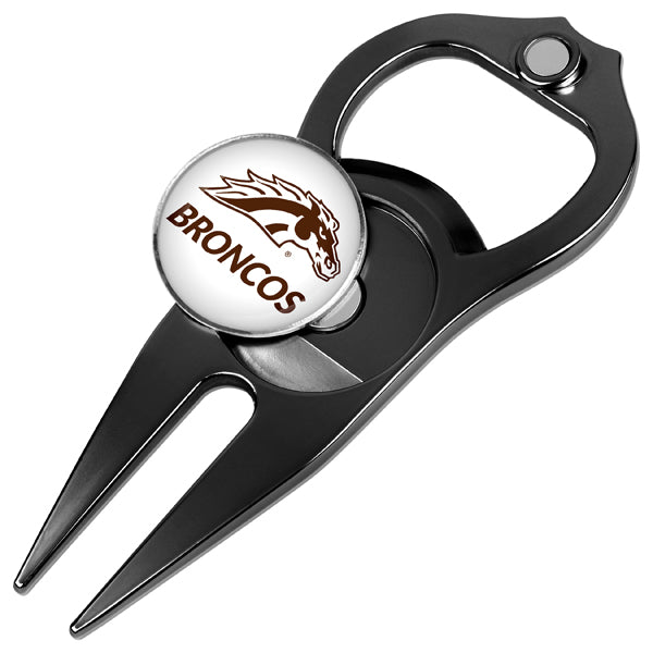 Western Michigan Broncos - Hat Trick Divot Tool Black