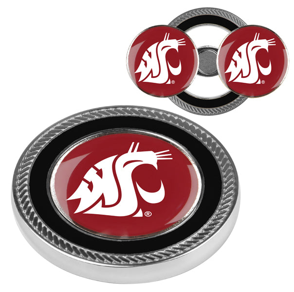 Washington State Cougars Challenge Coin with 2 Golf Ball Markers