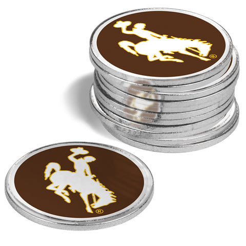 Wyoming Cowboys Golf Ball Markers 12 pack