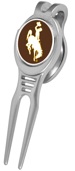 Wyoming Cowboys Kool Golf Divot Repair Tool with Ball Marker