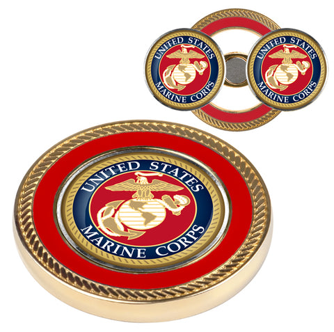 US Marines - Challenge Coin / 2 Ball Markers