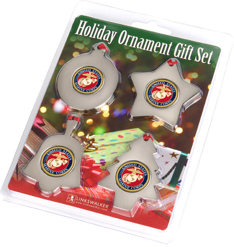 U.S. Marine Corps Holiday Hanging Ornaments Gift Pack