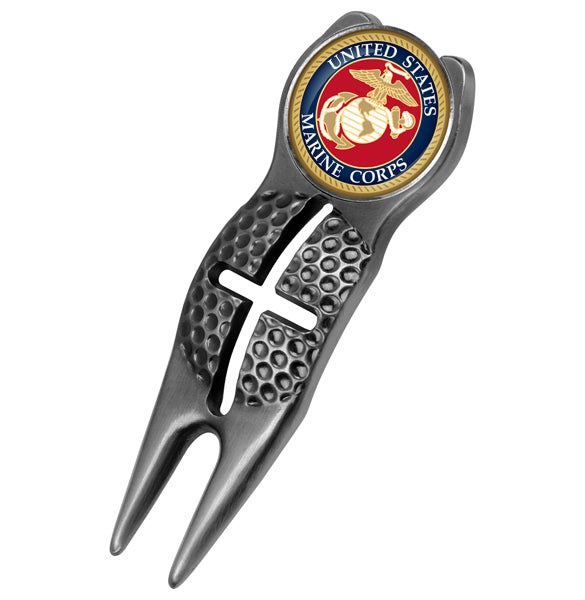 US Marines - Crosshairs Divot Tool  -  Black