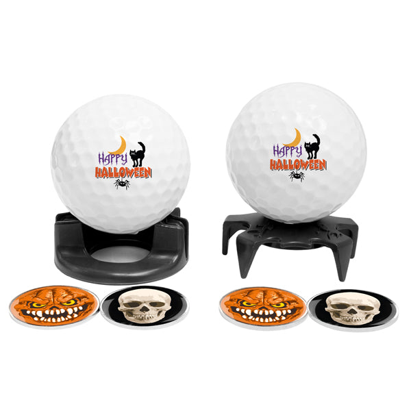 DisplayNest Golf Ball Gift Pack - Happy Halloween