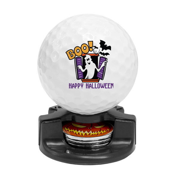 DisplayNest Golf Ball Gift Pack - Halloween Boo Ghost