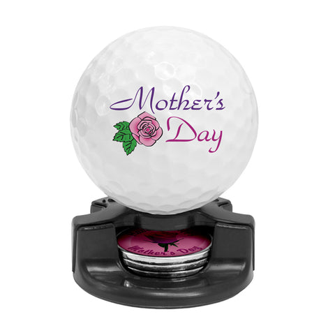 DisplayNest Golf Ball Gift Pack -  Happy Mother's Day Rose