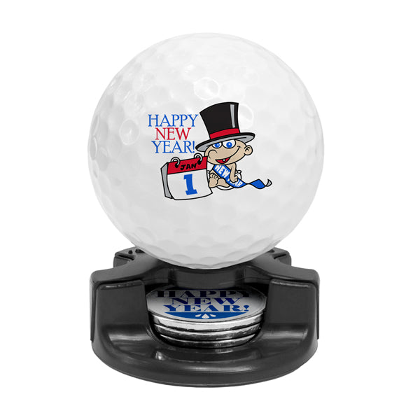 DisplayNest Golf Ball Gift Pack - It's a New Year Baby