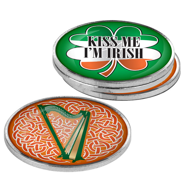 DisplayNest Golf Ball Gift Pack -  St. Patrick's Day Irish Flag