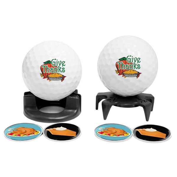 DisplayNest Golf Ball Gift Pack - Thanksgiving Pie