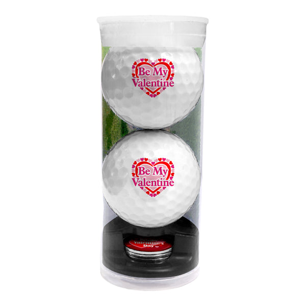 DisplayNest Golf Ball Gift Pack - Valentine's Day Be Mine