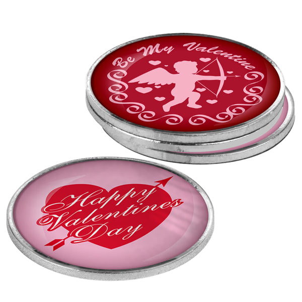 DisplayNest Golf Ball Gift Pack - Valentine's Day Cupid