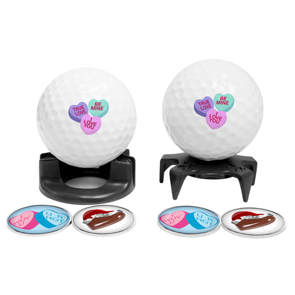 DisplayNest Golf Ball Gift Pack - Valentine's Day Candy