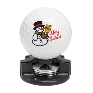 DisplayNest Golf Ball Gift Pack - Christmas Snowman