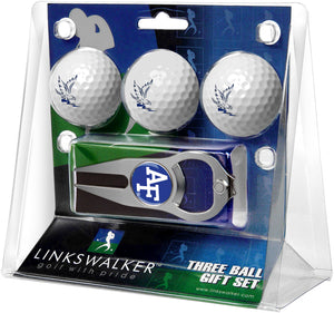 Air Force Falcons Regulation Size 3 Golf Ball Gift Pack with Hat Trick Divot Tool (Silver)