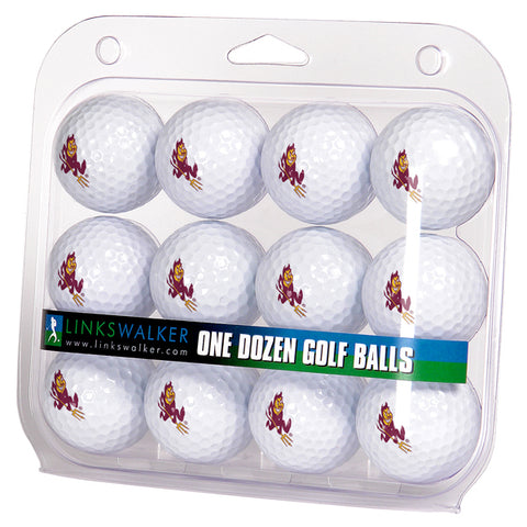 Arizona State Sun Devils Golf Balls 1 Dozen 2-Piece Regulation Size Balls