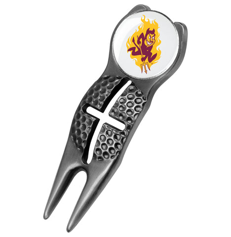 Arizona State Sun Devils - Crosshairs Divot Tool  -  Black