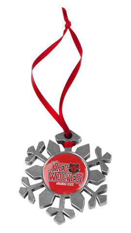 Arkansas State Red Wolves - Snow Flake Ornament