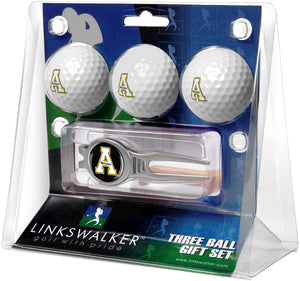 Appalachian State Mountaineers Regulation Size 3 Golf Ball Gift Pack with Kool Divot Tool