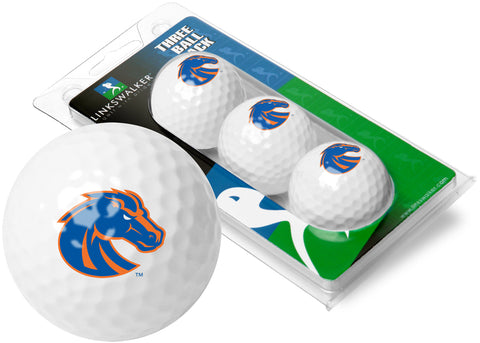 Boise State Broncos 3 Golf Ball Gift Pack 2-Piece Golf Balls