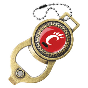 Cincinnati Bearcats Golf Bag Tag with Ball Marker