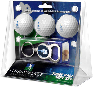 Citadel Bulldogs - 3 Ball Gift Pack with Key Chain Bottle Opener