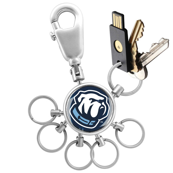 Citadel Bulldogs Collegiate Valet Keychain with 6 Keyrings