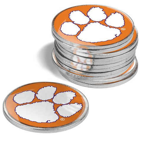 Clemson Tigers - 12 Pack Ball Markers