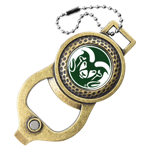 Colorado State Rams Golf Bag Tag with Ball Marker