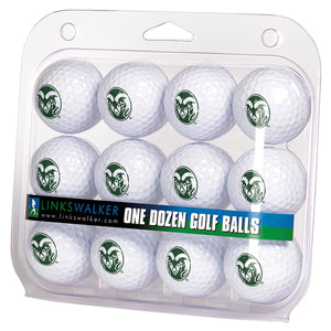Colorado State Rams Golf Balls 1 Dozen 2-Piece Regulation Size Balls