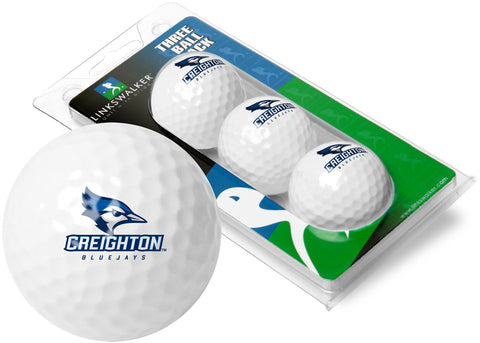 Creighton University Bluejays 3 Golf Ball Gift Pack 2-Piece Golf Balls