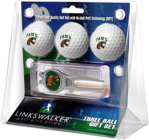 Florida A&M Rattlers - Kool Tool 3 Ball Gift Pack - Linkswalkerdirect