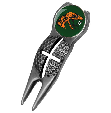 Florida A&M Rattlers - Crosshairs Divot Tool  -  Black - Linkswalkerdirect