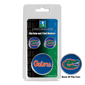 Florida Gators - Flip Coin and 2 Golf Ball Marker Pack