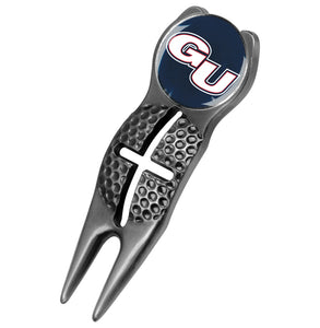 Gonzaga Bulldogs - Crosshairs Divot Tool  -  Black