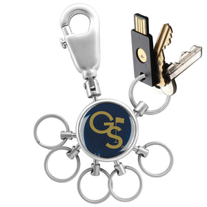 Georgia Southern Eagles Collegiate Valet Keychain with 6 Keyrings