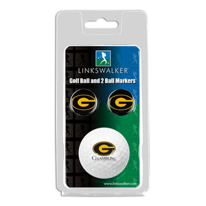 Grambling State University Tigers - Golf Ball and 2 Ball Marker Pack