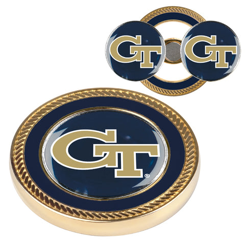 Georgia Tech Yellow Jackets - Challenge Coin / 2 Ball Markers