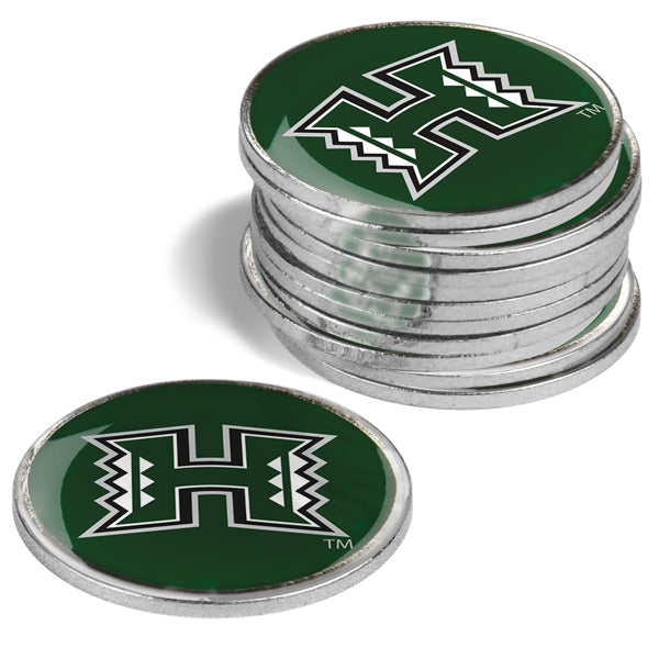 Hawaii Warriors - 12 Pack Ball Markers