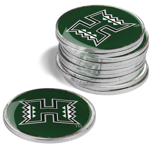 Hawaii Warriors - 12 Pack Ball Markers