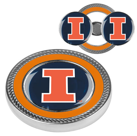 Illinois Fighting Illini - Challenge Coin / 2 Ball Markers