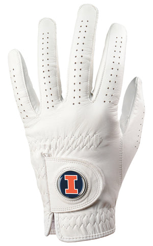 Illinois Fighting Illini - Cabretta Leather Golf Glove - Linkswalkerdirect