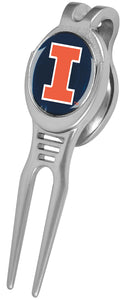 Illinois Fighting Illini - Divot Kool Tool - Linkswalkerdirect