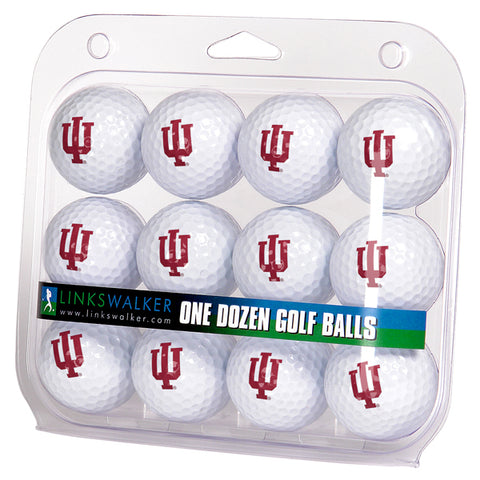 Indiana Hoosiers Golf Balls 1 Dozen 2-Piece Regulation Size Balls