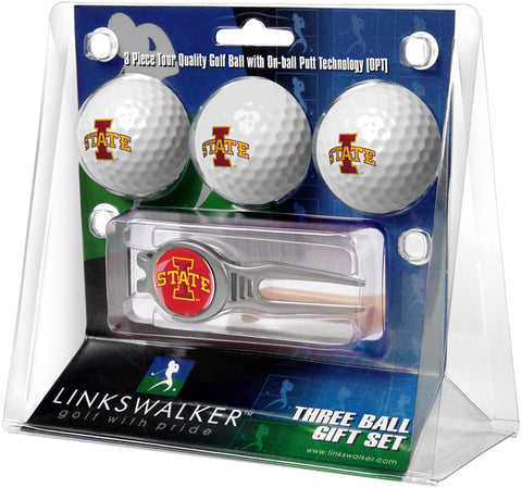 Iowa State Cyclones - Kool Tool 3 Ball Gift Pack