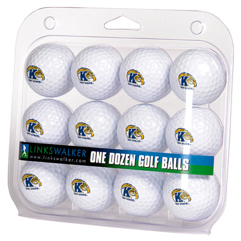 Kent State Golden Flashes Golf Balls 1 Dozen 2-Piece Regulation Size Balls