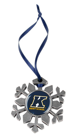 Kent State Golden Flashes - Snow Flake Ornament