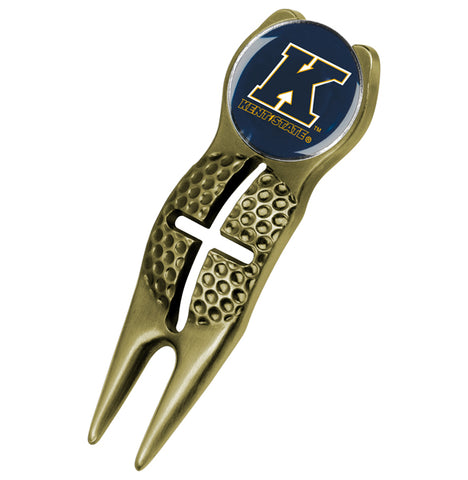 Kent State Golden Flashes - Crosshairs Divot Tool  -  Gold